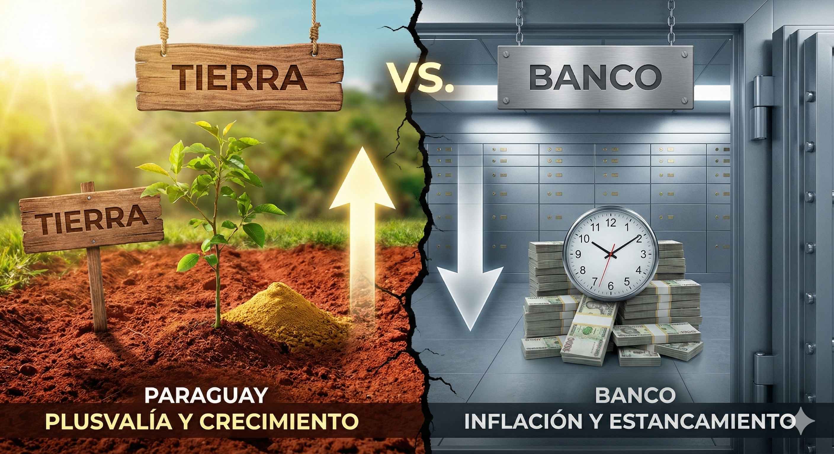 ¿Por qué invertir en tierra es más seguro que dejar tu dinero en el banco?